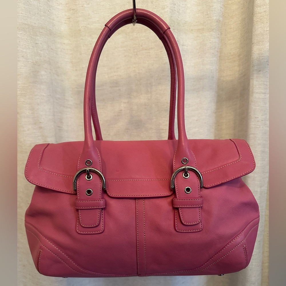 Pink Y2K Coach SoHo Satchel 🌸